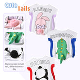 Babyproph Dinosaur and Tiger Tail Baby Onesies Romper Newborn Clothes